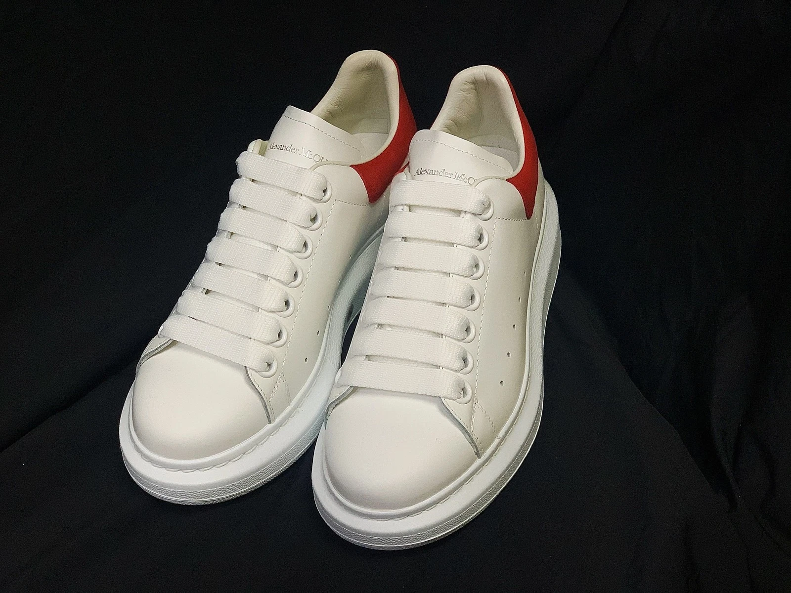 Alexander McQueen Sovrasuola bianca rossa 18992849