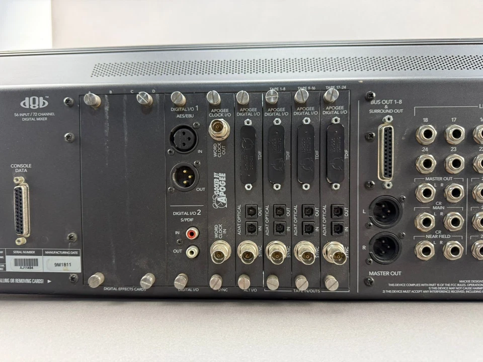 Consola de mesa de mezclas digital Mackie D8B con fuente de alimentación de CPU *LEER* Foto 4 de 4