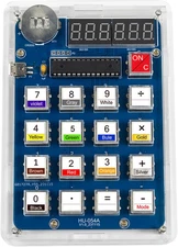 DIY Electronic Calculator Kit, 6-Digit Display, Soldering Practice Project with 