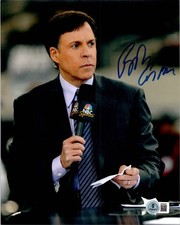 BOB COSTAS SIGNED AUTOGRAPH 8X10 PHOTO ANNOUNCER LEGEND MLB NBC BECKETT BAS COA