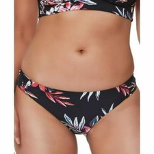 44 Bar III Womens Floral Print Hipster Bikini Bottoms Swimsuit Size Medium