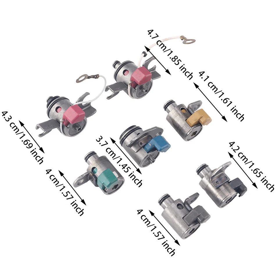 Kit de reemplazo de solenoide de transmisión 4EAT de 7 piezas para Subaru Forester Outback 2001-up Foto 2 de 4