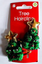 Christmas Tree Hair Clip Xmas Party Hairclip