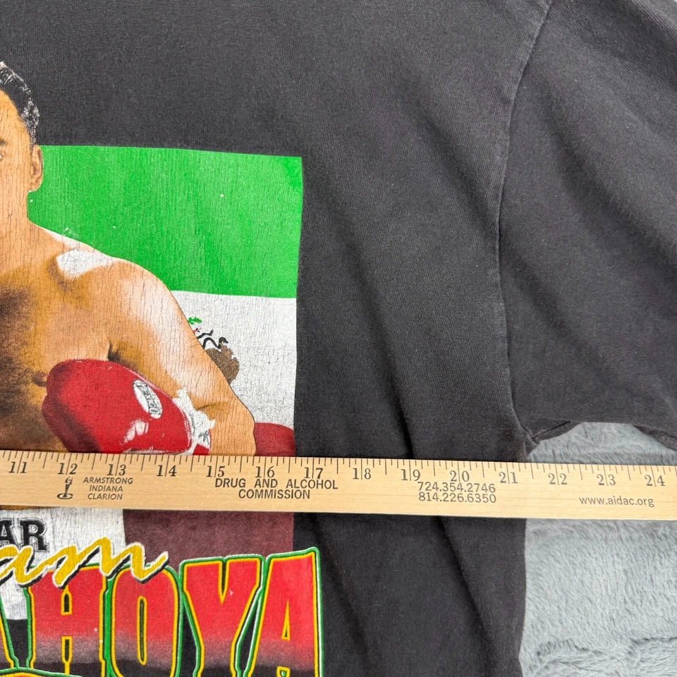 Camiseta de Boxeo Oscar de la Hoya Vintage Grande 1998 Auténtica Grande Foto 3 de 4