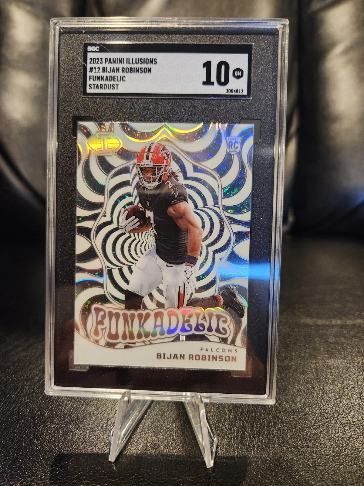 Bijan Robinson Panini Illusions Funkadelic #12 Stardust