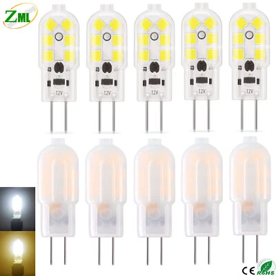 ZML 1-12x G4 LED 2W = 20W Capsule Light Bulb Corn Lamp 12V Replace Eco Halogen Bulbs