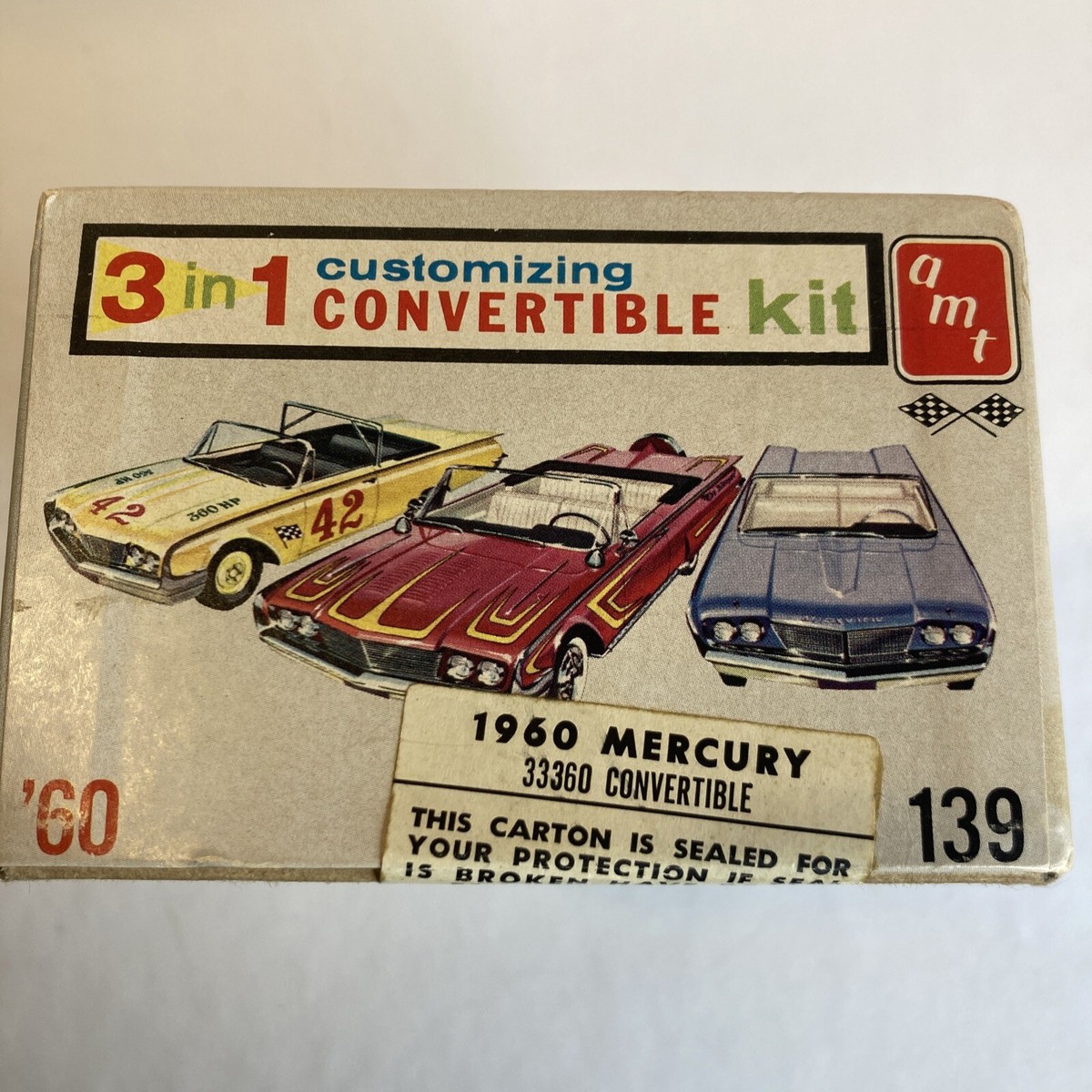 Vintage 1960 AMT 3 in 1 Customizing Convertible Model Kit