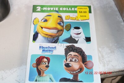 Shark Tale/Flushed Away-Will Smith-(NEW/SEALED DVD)*FREE SHIPPING*