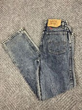 Vintage 70s Levis Jeans Acid Wash Juniors Size 22x32 NOS Deadstock 26541-0216