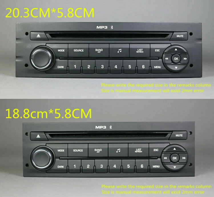 RD45 Autoradio Originale Bluetooth Lettori CD USB AUX per Peugeot Citroen Foto 3 de 4