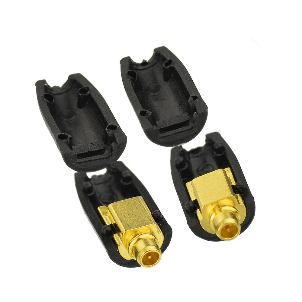 1 Set MMCX Connector Straight Black shell For Shure SE215 SE315
