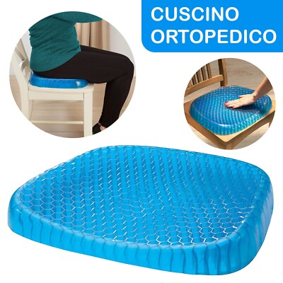 Cuscino Antidecubito In Memory Gel Posturale Ortopedico Carrozzina