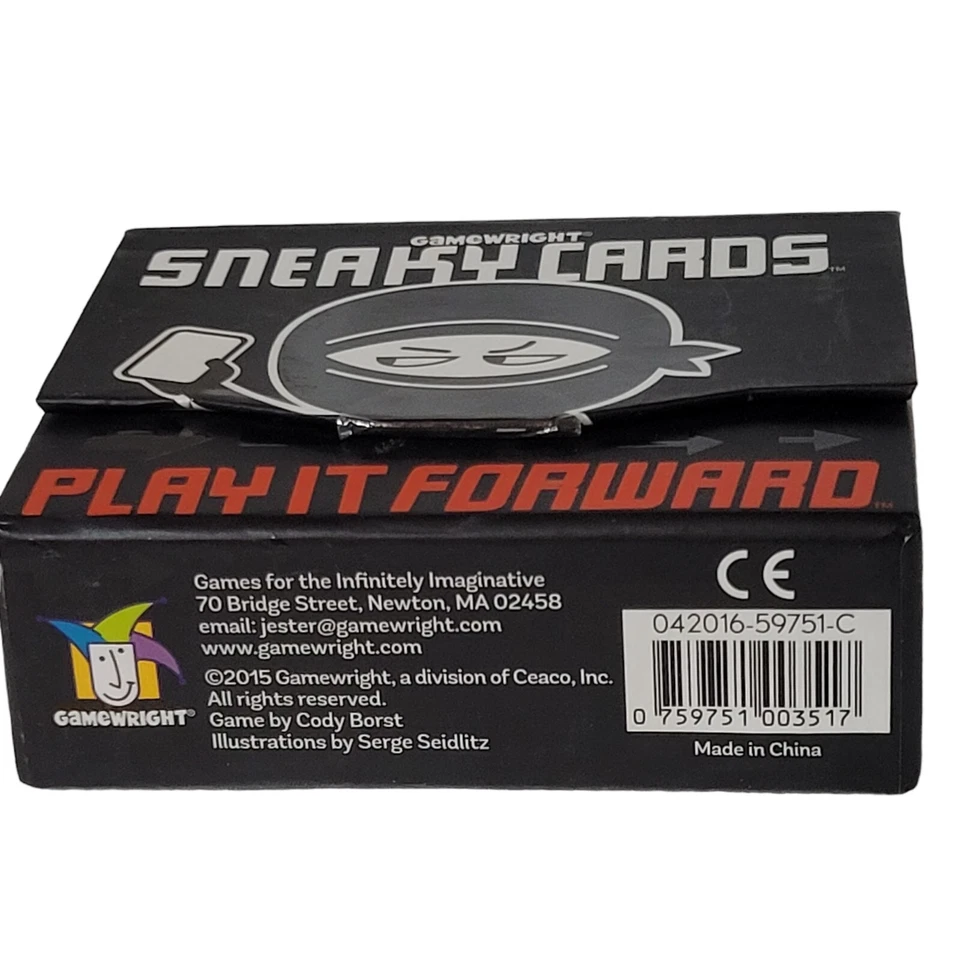 Sneaky Cards Play It Forward Ages 10 & up 1 or More Players New Game - Image 3 of 4