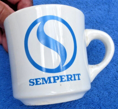 Vintage Semperit Tire Advertising, COFFEE CUP.  No Box.