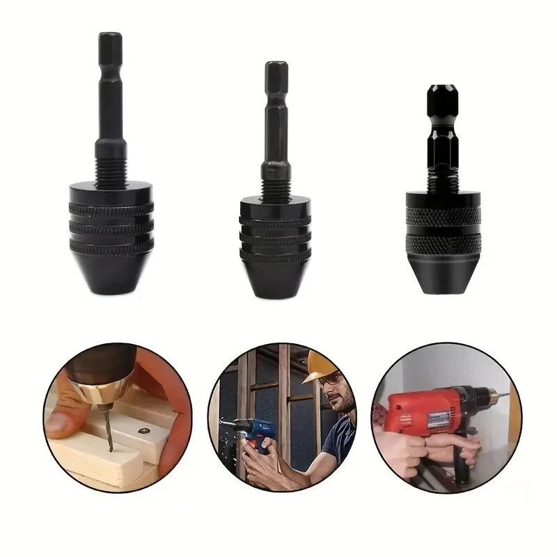 0.3-8mm Bohrfutter Schnellwechseladapter Für Dremel Elektroschleifer Bohrfutter - Bild 4 von 4