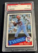 1985 KIRBY PUCKETT TOPPS ROOKIE #536 PSA 7 TWINS HOF  (626)