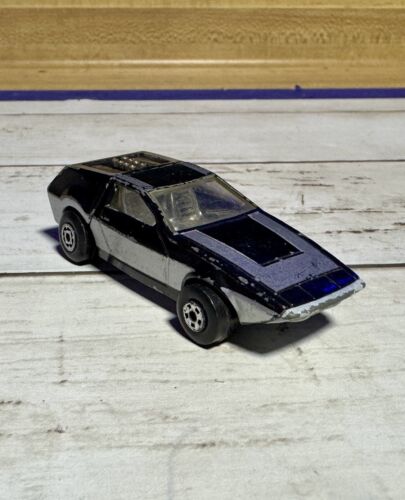 1972 Matchbox Superfast No. 51 Midnight Magic Black Silver Vintage Diecast Car - Picture 3 of 7