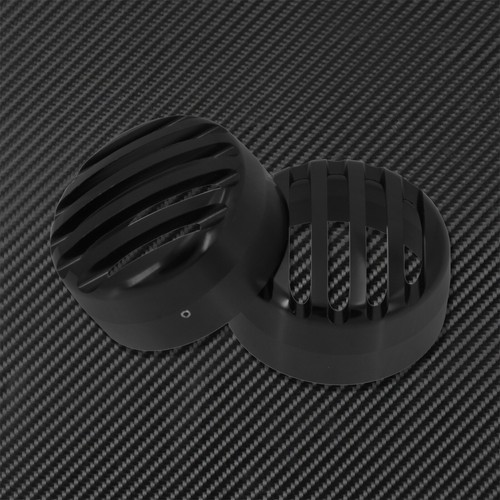 Motorcycle Black Front Turn Signal Grill Cover Fit For Harley Sportster 1992-20 - Foto 9 di 12