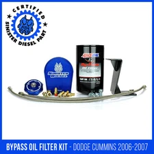 Sinister Diesel Bypass Oil Filter System for Dodge Cummins 2006-2007 5.9L