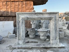 BOLECTION LILAC MARBLE MODERN  FIREPLACE MANTEL  - JX2L