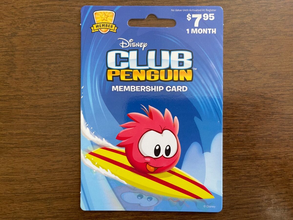 Functional Card: Club Penguin 02 (Disney, United States of America