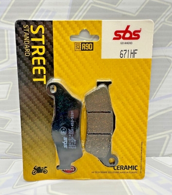SBS Street Ceramic Rear Brake Pads for Ducati 950 Multistrada S 2019 2020 2021