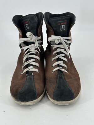 TCX X-RAP WP Men 's Size 13 Suede Waterproof Lace Up Motorcycle Riding Shoes