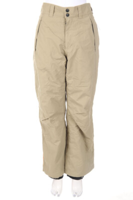 QUIKSILVER Ski-Hose Logo Print S khaki