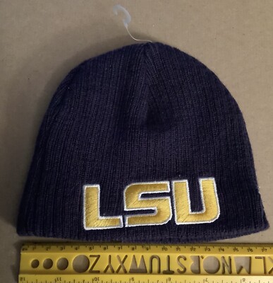 LSU Infant Cap Knit Mini Tigers Fan 0 1 New Era Unisex NCAA Louisiana State Cap 
