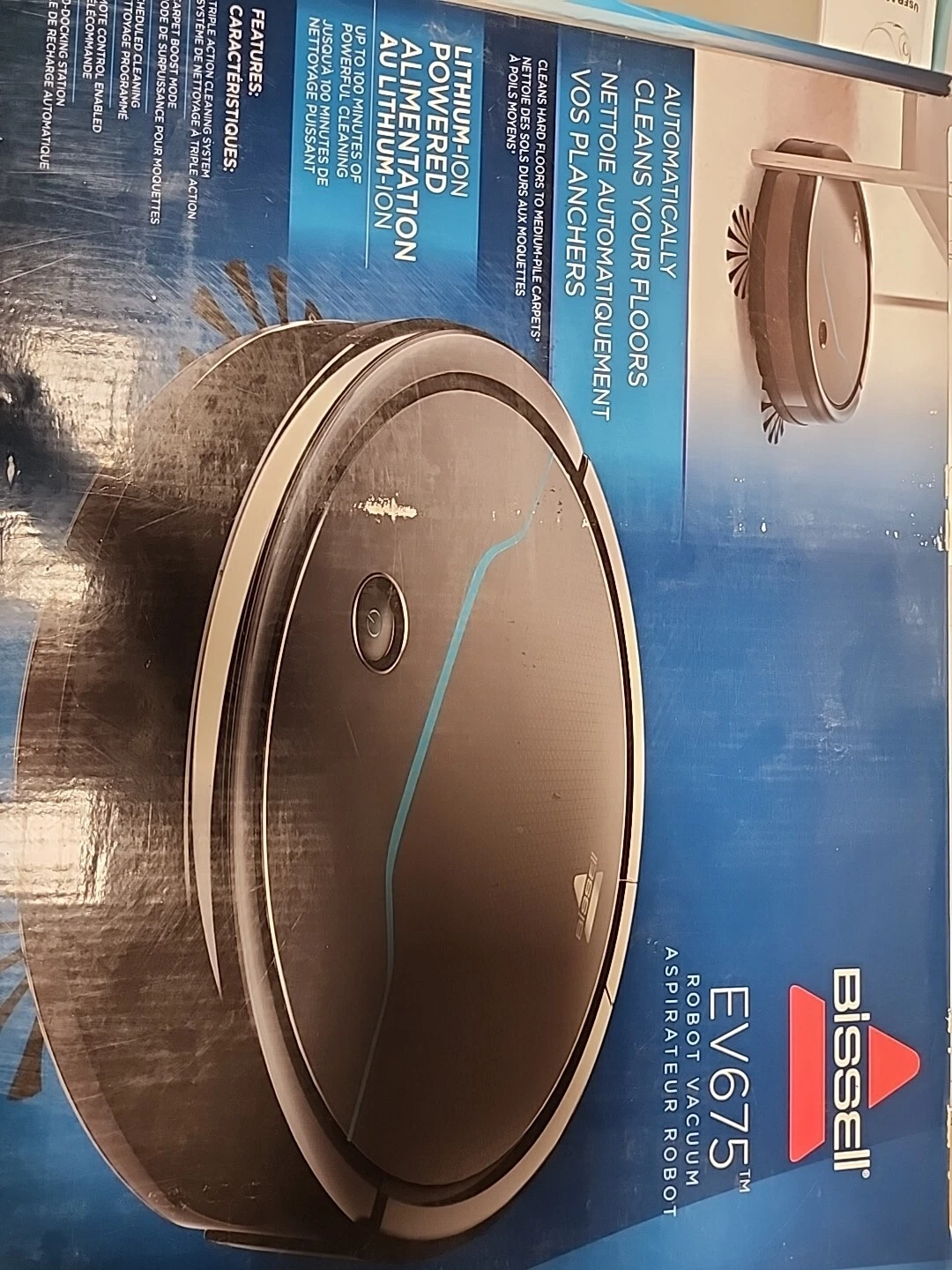 BISSELL EV675 Robotic Vacuum Cleaner - Black. 2503D
Opens in a new window or tab