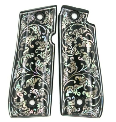 Colt Mustang Model 380 Plus II Grip Government Mother of Pearl