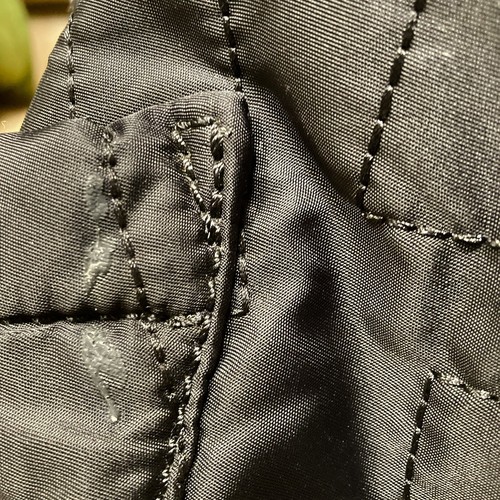 Marc by Marc Jacobs Little Tate Tote Black Quilted Nylon Signature Double Handle - Picture 9 of 11