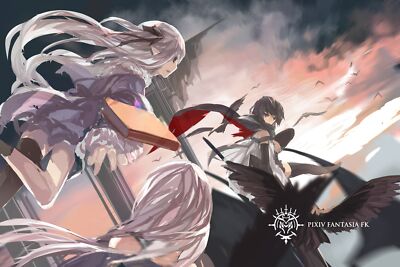 Anime swd3e2 girls pixiv fantasia paradise black  Custom Playmat Mat Pad