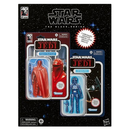 Star Wars Black Series CARBONIZED EMPEROR'S ROYAL GUARD/TIE FIGHTER PILOT - MIB