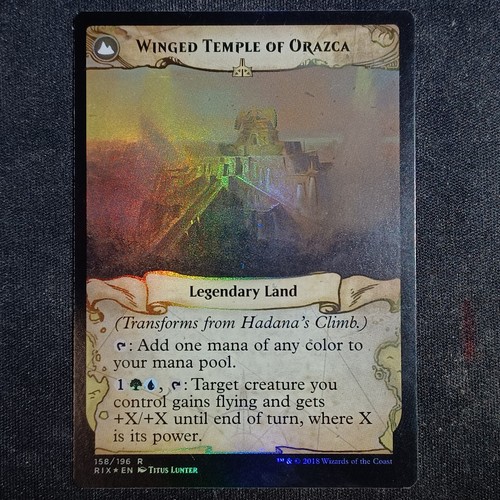 Hadanas Aufstieg geflügelter Tempel von Orazca - Folie - Rivalen von Ixalan (Magie/MTG) - Bild 2 von 2