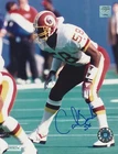CARL BANKS  WASHINGTON REDSKINS   ACTION SIGNED 8x10