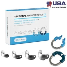 Dental Matrix Bands Ring Sectional Matrice Clamp Fit Garrison Palodent V3 System