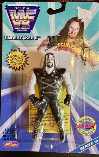WWF Bend-Ems Undertaker II Wrestling Action Figure...