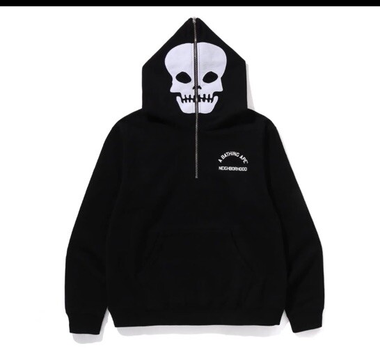 【 BAPE X NBHD 】コラボ☆２WAY☆TWO FACE HALF ZIP HOODIE s-l1200.jpg