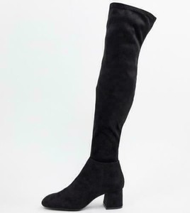 stradivarius leopard boots