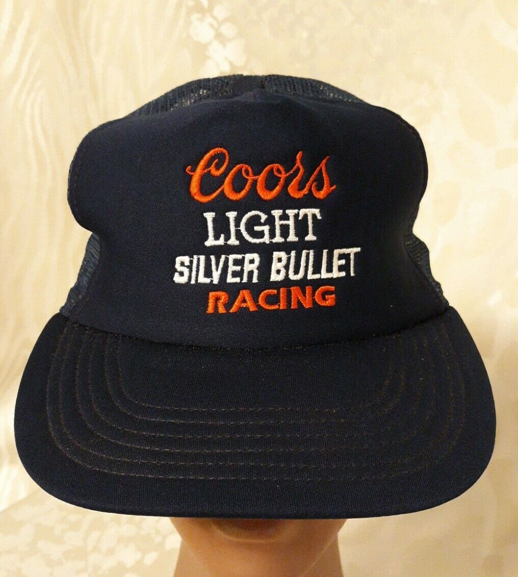 Vintage Coors Light Silver Bullet embro HAT 2022年最新海外 - adjustable Racing 日本未発売