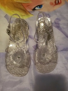 girls plastic sandals