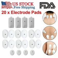 20PCS Electrode Pads Large Snap Replacement Tens For Electrode Pulse Massager