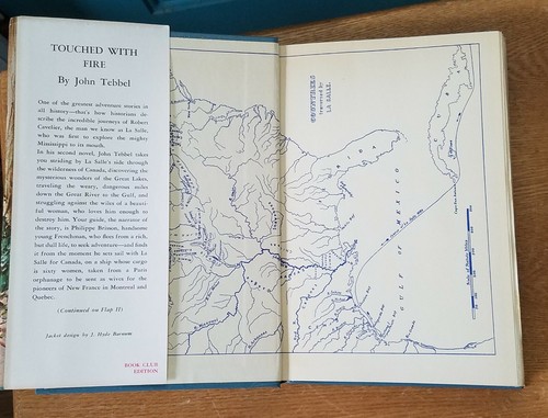 "Touched with Fire" Hardcover 1952 Novel by John Tebbel - Picture 2 of 10