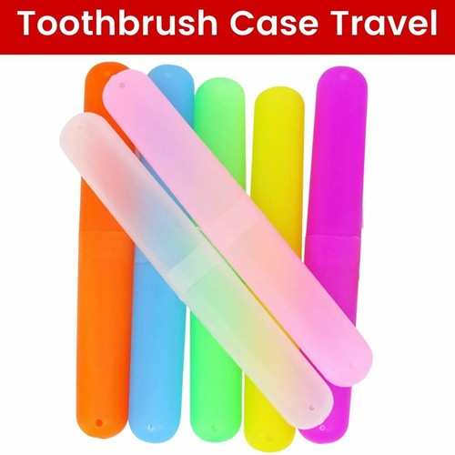 Portable Toothbrush Head Cover Travel Camping Brush Cap Case Set ( 1-5 pack ) - Picture 3 of 12