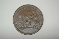 1836 Hard Times Token- R + W Robinson- EF with amazing Pedigree flip.