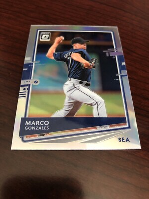 2020 Donruss Optic Marco Gonzales #177 Silver  Holo Prizm Refractor *Mint*