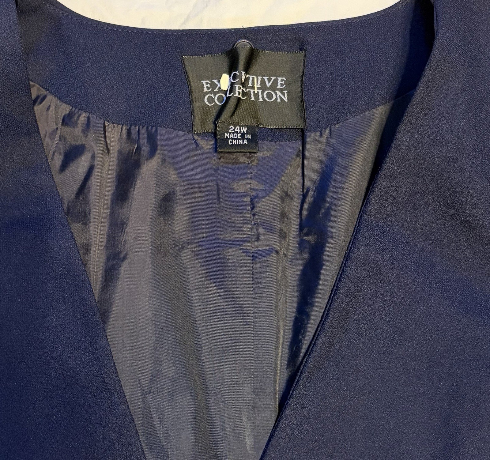 EXECUTIVE COLLECTION Plus Size Blazer Jacket 24W … - image 4