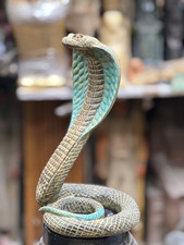 Authentic Egyptian statue God Uraeus cobra Rare Ancient Egyptian Antiquities BC