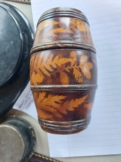 Treen Wooden Barrel Air Tight Great Condition For Its Age